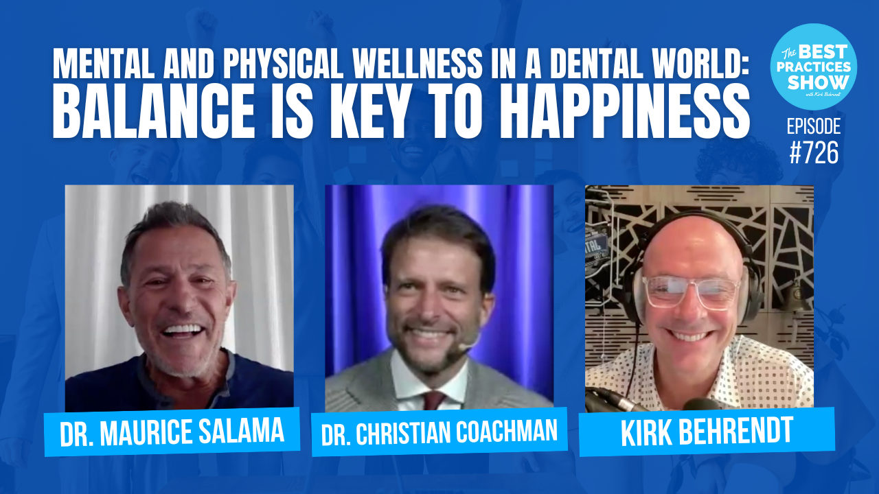 726 Mental and Physical Wellness in a Dental World Balance is Key to